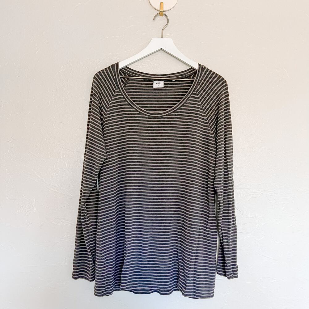 CAbi 3053 Blair Striped Tunic Large